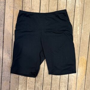 Maurice’s Black High-Waisted bike Shorts